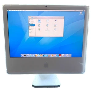 Apple iMac A1207 20" Intel Core 2 Duo 2.16GHz 1GB Ram 250GB HDD - OS X CD 10.4.8 - Picture 1 of 10