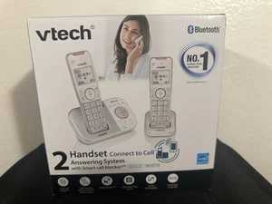 VTech VS112-27 Bezprzewodowy telefon domowy Bluetooth 2 Słuchawka do telefonu stacjonarnego z możliwością rozbudowy - Zdjęcie 1 z 7