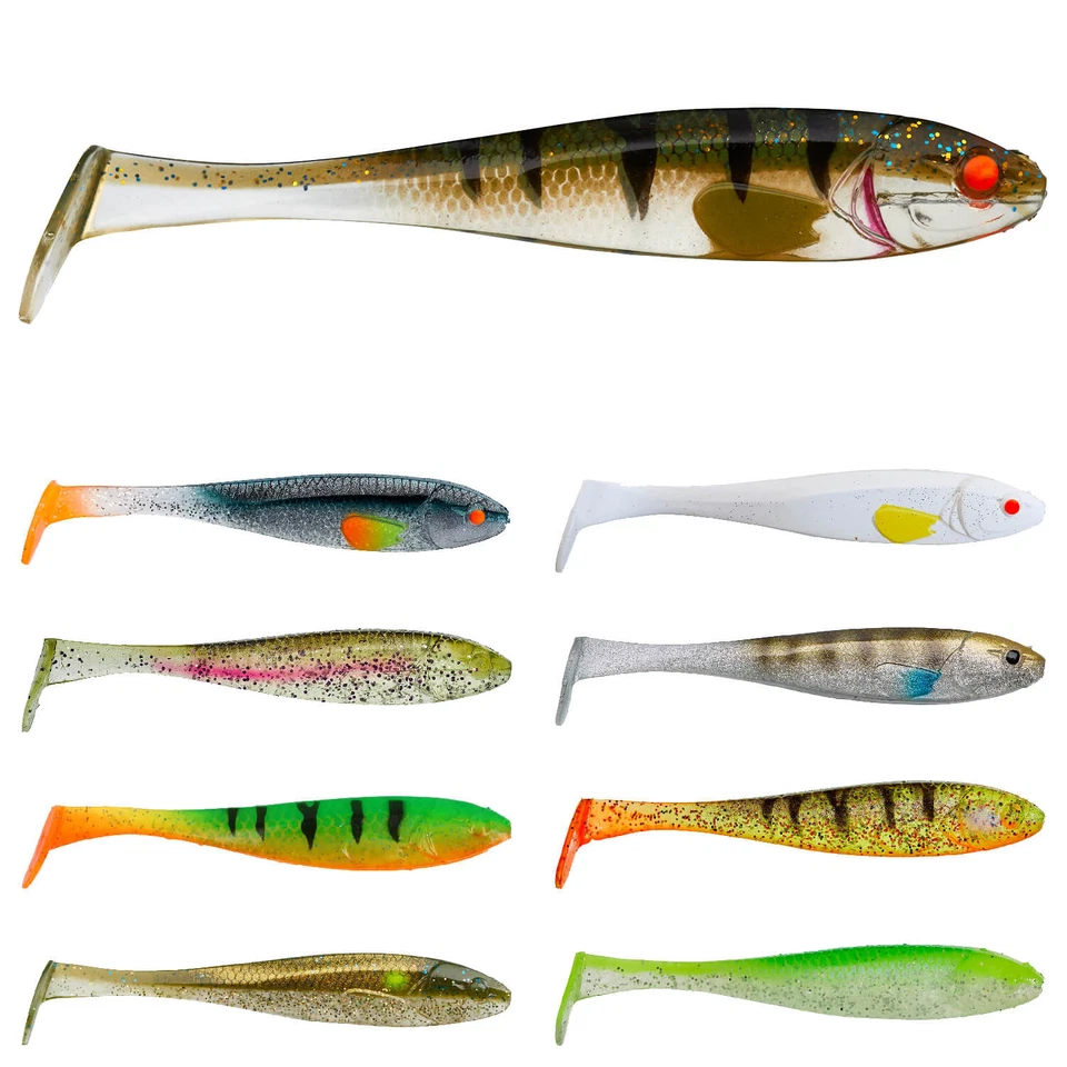 Illex Magic Slim Shad 4 Gummifisch 8cm 4,1g Gummiköder Zander Barsch Gummi - Bild 1 von 1