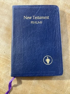 Vintage Compact Gideon KJV New Testament Psalmen Bibel T36 - Echtleder - Bild 1 von 14