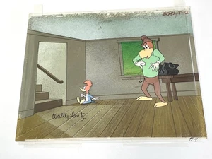 Woody Woodpecker Production Cels And Master Background Signed Walter Lantz - Picture 1 of 6