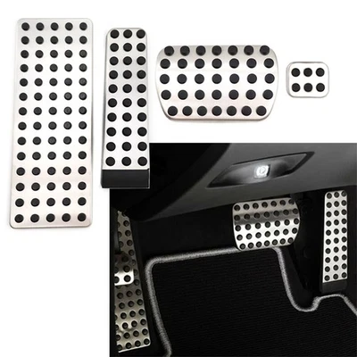 Fit Mercedes-Benz S E SL SLK W124 CL CLK G R Gas Brake Rest Pedal Pad Cover Kits Foto 1 de 4