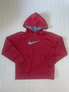 Nike Therma Fit Hoodie Youth Medium Neon/bright Hot Pink - Picture 1 of 8