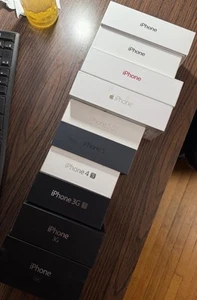 Apple iPhone Box Vintage Collection de iPhone 2G 3G 3GS 4S 5 5S 6 8 XS et XR - Photo 1 sur 7
