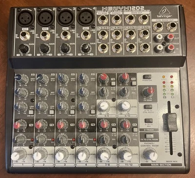 Behringer XENYX 1202 12-Input 2 Bus Analog Mixer – Untested, Sold As-Is - Image 1 of 4
