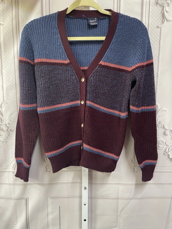 GANT Women's Sweater Vintage Wool Y2K Button Front Small Cardigan - Image 1 of 4