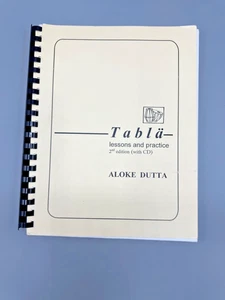 Tabla Lessons and Practice 2nd edition (with CD) by Aloke Dutta 1995 - Picture 1 of 6