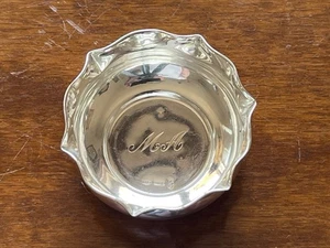 Piccola ciotolina argento 800 anni '60 con monogramma "MA" - Foto 1 di 4