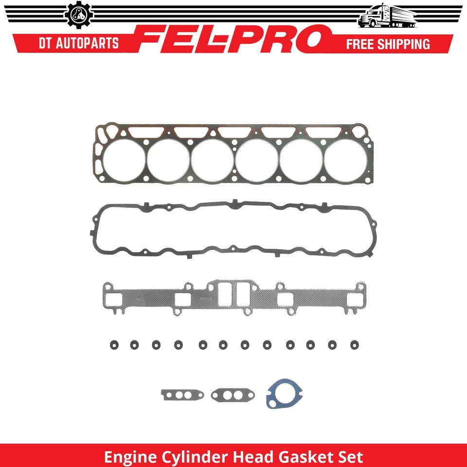 For 1961-1963 Mercury Meteor Engine Cylinder Head Gasket Set Fel-Pro 1962 - Image 1 of 1