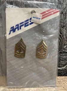 Pair US Army Issue Male ASU First Sergeant E8 Shoulder Epaulets Boards Large - Picture 1 of 5