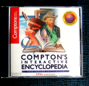 Compton's Interactive Encyclopedia 1996 CD Rom For Windows Excellent Condition - Photo 1/3