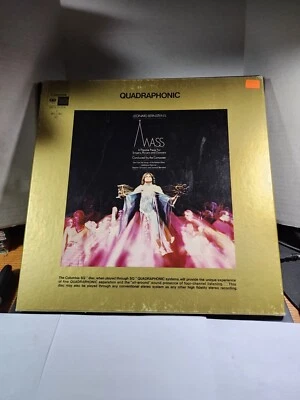 LEONARD BERNSTEIN   "Mass"  1972 Double LP  Columbia -Quadraphonic VG+ R70 - Image 1 of 2