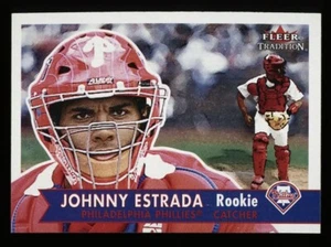 2001 Fleer Tradition Johnny Estrada Rookie Philadelphia Phillies #454 - Picture 1 of 2