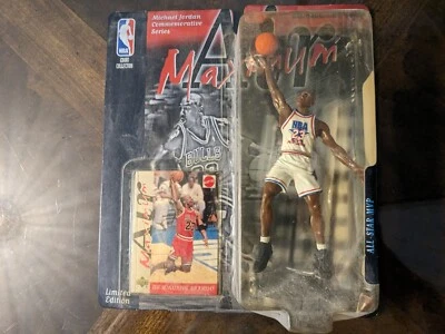 FIGURA DE ACCIÓN MICHAEL JORDAN MATTEL MAX AIR 1996 CHICAGO BULLS ALL-STAR MVP Foto 1 de 4