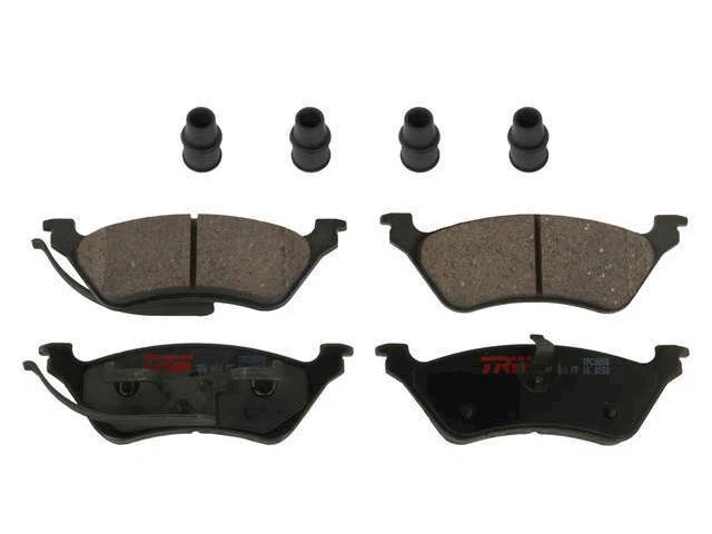 后 TRW 刹车片套装适用于克莱斯勒 Town Country 2001 - 2007 39RQPR — 第 1/1 张图片