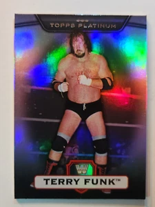 2010 Topps WWE Platinum RAINBOW REFRACTOR #104 TERRY FUNK - Picture 1 of 2