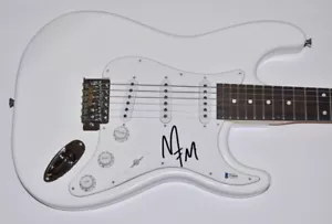Marilyn Manson Signed Autographed Electric Guitar Beckett BAS COA - Picture 1 of 3