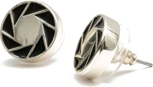 JINX Portal 2 Aperture 80's Logo Stud Earrings - new - Picture 1 of 3