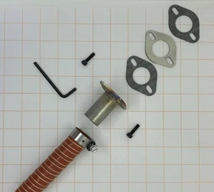 GenExhaust for Champion #90A 1" Silikon Auspuff Verlängerung 2 Fuß - Bild 1 von 4