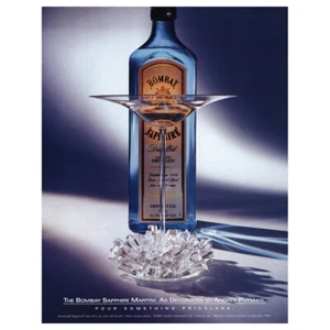 2000 Bombay Sapphire: Decorated by Andree Putman Vintage Print Ad - Picture 1 of 1
