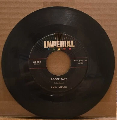 Ricky Nelson - "Be-Bop Baby" / "Have I Told You Lately" R&R / Vocal (1957) - Image 1 of 3