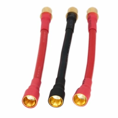 RC Brushless Motor ESC 10awg 4" Silicone Wire 8.0mm Female to 8mm Male bullets - Image 1 of 4