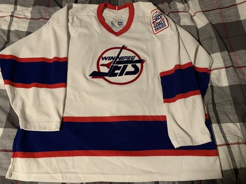 Cosby Winnipeg Jets Hockey Jersey White Size XL Extra Large Cover