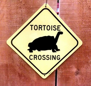Señal de ruta de carretera símbolo tortuga cruzando Xing - Imagen 1 de 1