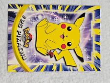 PIKACHU - 1999 Topps Pokemon TV - Non Holo Card #25      (Q)