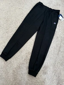 NWT Champion Powerblend Fleece Black Jogger Pants Kids Big Boys Sz L - Picture 1 of 6