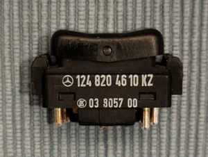 Mercedes 560, 500, 420, 350, 300, 260 LEFT Window Switch W126 OEM 124 820 46 10 - Picture 1 of 4