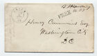 1864 Salem Oregon stampless free frank B.F. Harding senator [5246.9]