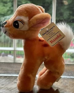 NWT Vintage Bambi Plush - Walt Disney's Animated Film Classic 7” - Picture 1 of 4