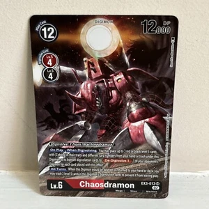 Chaosdramon EX3-013 Rare Alternate Art | EX3 Draconic Roar Digimon Card Game NM - Bild 1 von 4