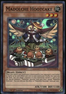 Yu-Gi-Oh! 2014 Mega-Tin Mega Pack Madolche Hootcake 2014 MP14-EN018 1st Edition - Picture 1 of 2