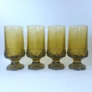 Set 4, Tiffin Franciscan Madeira Citron Green Water Goblet Glasses FREE SHIPPING - Picture 1 of 19
