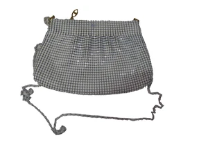 Beautiful Sparkly Silver Mini Purse Clutch Bag - Picture 1 of 5