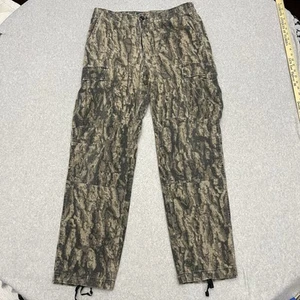 Vintage Cabelas Pants Men’s Medium Long Camo Cargo Timber Ghost Made In USA 90’s - Picture 1 of 20