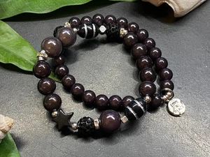 2St. Armband Miracle Beads Gr. M Acryl Strass Magic Beads #998-1 - Bild 1 von 3