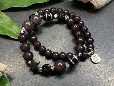 2St. Armband Miracle Beads Gr. M Acryl Strass Magic Beads #998-1 - Bild 1 von 3