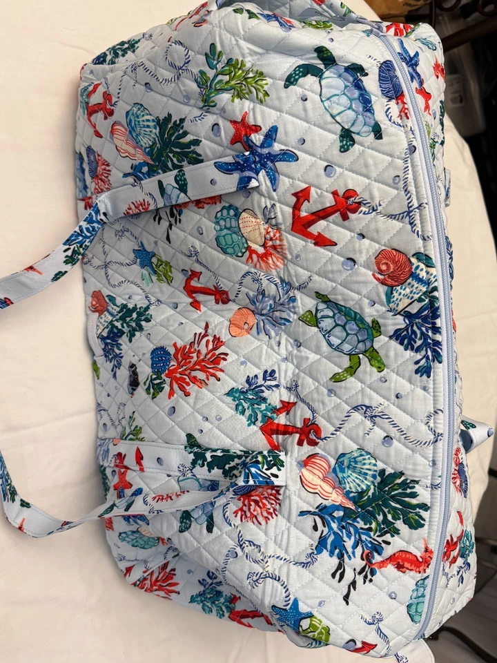 VERA BRADLEY LONA DE VIAJE GRANDE ANCLAJES LEJOS NUEVO CON ETIQUETAS (M-2) Foto 1 de 4