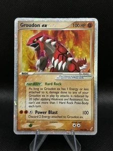 Pokémon TCG - Groudon EX 93/100 Holo Ultra Rare - Crystal Guardians - HP - Foto 1 di 2