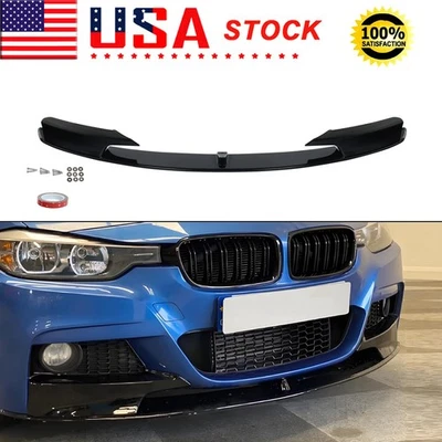 For 3 Series BMW F30 335i 2012-2018 M Sport Performance Front Bumper Splitter Foto 1 de 4