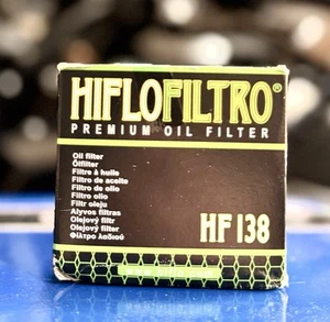 HiFloFiltro HF138 Premium Oil Filter for Aprilia, Cagiva, Suzuki Motorcycle - Picture 1 of 1