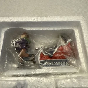 Trineo de invierno Dept 56 Dickens Village 58254 Heritage Series accesorio con caja - Imagen 1 de 2