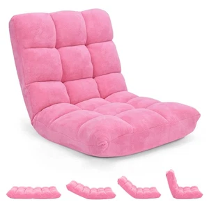 14-Position Floor Sofa, Folding Gaming Sofa Chair, Comfy Cushions & Study Ste... - Picture 1 of 5