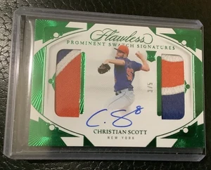 2024 Flawless Baseball Christian Scott Green /5 - Bild 1 von 3