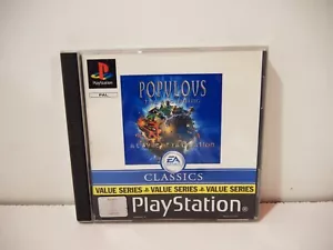 Populous the Beginning à l'Aube de la Création Sony Playstation PS1 PSone PAL - Imagen 1 de 3