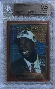 1995-96 Topps Finest Kevin Garnett RC BGS 9.5 - Bild 1 von 2