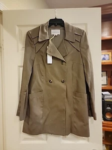 BCBG Generation Women's Khaki And Brown Jacket Sz Small - Bild 1 von 5